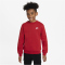 NIKE Sportswear Club Fleece Sweatshirt Kinder 657 - university red/white M (137-147 cm)