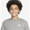 NIKE Sportswear Club Fleece Sweatshirt Kinder 063 - dk grey heather/white XS (122-128 cm)