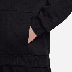 NIKE Sportswear Club Fleece Hoodie Kinder 010 - black/white XS (122-128 cm)
