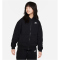 NIKE Sportswear Club Fleece Oversized Kapuzenjacke Kinder 010 - black/white XS (122-128 cm)