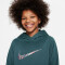 NIKE Therma-FIT Trainings-Hoodie Mädchen 328 - deep jungle S (128-137 cm)
