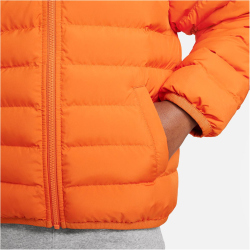NIKE Sportswear Loose leichte Steppjacke Kinder 893 - campfire orange/campfire orange/white M (137-147 cm)