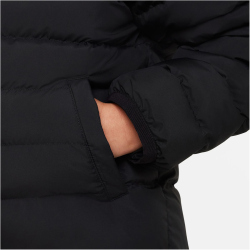 NIKE Sportswear Loose leichte Steppjacke Kinder 010 - black/black/white M (137-147 cm)