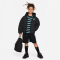 NIKE Sportswear Loose leichte Steppjacke Kinder 010 - black/black/white M (137-147 cm)