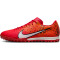 NIKE Zoom Vapor 25 Academy Mercurial Dream Speed TF Multinocken-Fußballschuhe 600 - lt crimson/pale ivory-bright mandarin 41