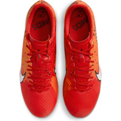 NIKE Zoom Vapor 15 Academy Mercurial Dream Speed IC Hallen-Fußballschuhe 600 - lt crimson/pale ivory-bright mandarin 40