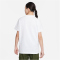 NIKE Sportswear T-Shirt M&auml;dchen 100 - white/black S (128-137 cm)