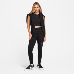NIKE Sportswear Premium Essentials Shine High-Waist Leggings Damen 010 - black XS