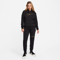 NIKE Sportswear Club Fleece Shine Mid-Rise Jogginghose Damen 010 - black XL