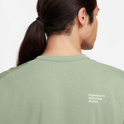 NIKE Dri-FIT UV Hyverse kurzarm Fitnessshirt Herren 386 - oil green/olive aura/sea glass/sea glass S