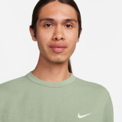 NIKE Dri-FIT UV Hyverse kurzarm Fitnessshirt Herren 386 - oil green/olive aura/sea glass/sea glass S