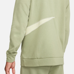 NIKE Dri-FIT Fleece Fitness Kapuzenjacke Herren 386 - oil green/sea glass S