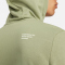 NIKE Dri-FIT Fleece Fitness Kapuzenjacke Herren 386 - oil green/sea glass S