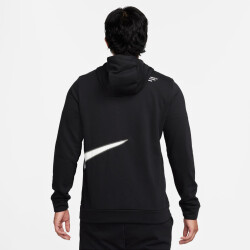 NIKE Dri-FIT Fleece Fitness Kapuzenjacke Herren 010 - black/summit white S