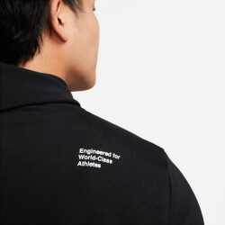 NIKE Dri-FIT Fleece Fitness Kapuzenjacke Herren 010 - black/summit white S