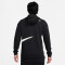 NIKE Dri-FIT Fleece Fitness Kapuzenjacke Herren 010 - black/summit white S