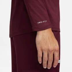 NIKE Element Flash Dri-FIT 1/2-Zip Laufshirt Herren 681 - night maroon/reflective silv S