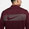 NIKE Element Flash Dri-FIT 1/2-Zip Laufshirt Herren 681 - night maroon/reflective silv S