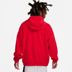 NIKE Club Fleece+ Polar Fleece Hoodie Herren 657 - university red/black S