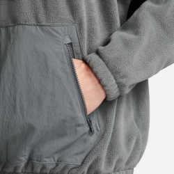 NIKE Club Fleece+ Polar Fleece Hoodie Herren 068 - iron grey/black 3XL