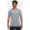 NIKE Pro Dri-FIT Slim kurzarm Trainingsshirt Herren 084 - smoke grey/black S