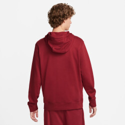 NIKE Club French Terry Hoodie Herren 677 - team red/team red XS
