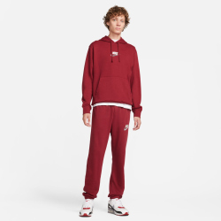NIKE Club French Terry Hoodie Herren 677 - team red/team...