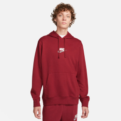 NIKE Club French Terry Hoodie Herren 677 - team red/team...