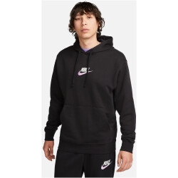 NIKE Club French Terry Hoodie Herren 010 - black/black XS
