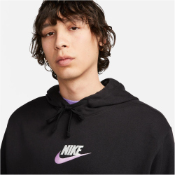 NIKE Club French Terry Hoodie Herren 010 - black/black S