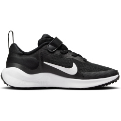 NIKE Revolution 7 Sneaker mit Klettverschluss Kinder 003 - black/white-white 25