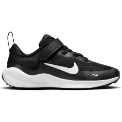NIKE Revolution 7 Sneaker mit Klettverschluss Kinder 003 - black/white-white 27.5