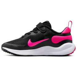 NIKE Revolution 7 Sneaker mit Klettverschluss Kinder 002 - black/hyper pink-white 27.5