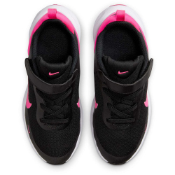 NIKE Revolution 7 Sneaker mit Klettverschluss Kinder 002 - black/hyper pink-white 27.5