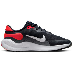NIKE Revolution 7 Sneaker Kinder 400 - dark obsidian/white-bright crimson-black 36
