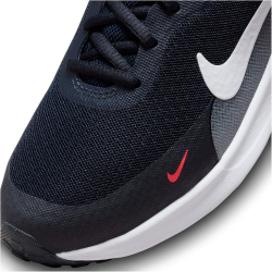 NIKE Revolution 7 Road Laufschuhe Kinder 400 - dark obsidian/white-bright crimson-black 37.5
