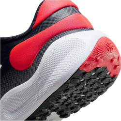 NIKE Revolution 7 Road Laufschuhe Kinder 400 - dark obsidian/white-bright crimson-black 37.5