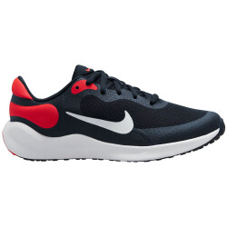 NIKE Revolution 7 Road Laufschuhe Kinder 400 - dark obsidian/white-bright crimson-black 39