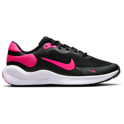 NIKE Revolution 7 Road Laufschuhe Kinder 002 - black/hyper pink-white 33