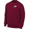 NIKE Club French Terry Sweatshirt Herren 677 - team red S