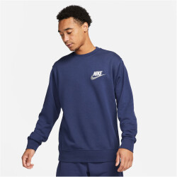 NIKE Club French Terry Sweatshirt Herren 410 - midnight...
