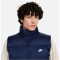 NIKE Club Therma-FIT Steppweste Herren 410 - midnight navy/white XS