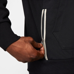 NIKE Dri-FIT Standard Issue Basketball Hoodie Herren 010 - black/lime blast S