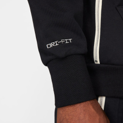 NIKE Dri-FIT Standard Issue Basketball Hoodie Herren 010 - black/lime blast S