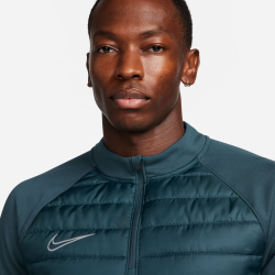 NIKE Academy Winter Warrior Therma-FIT Global 1/2-Zip Fußball Trainings-Top Herren 328 - deep jungle/black/reflective silv S