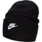 NIKE PEAK Tall Cuff Futura Beanie 010 - black/white