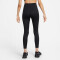 NIKE Therma-FIT One High-Waist 7/8-Leggings Damen 010 - black/white S