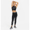 NIKE Pro Graphic Mid-Rise 7/8-Leggings Damen 010 - black/iron grey XS