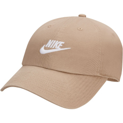 NIKE Club Unstructured Futura Wash Cap 247 - khaki/white S/M