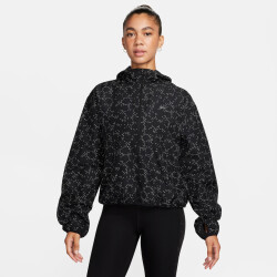 NIKE Dri-FIT Laufjacke Damen 010 - black/reflective silv XS
